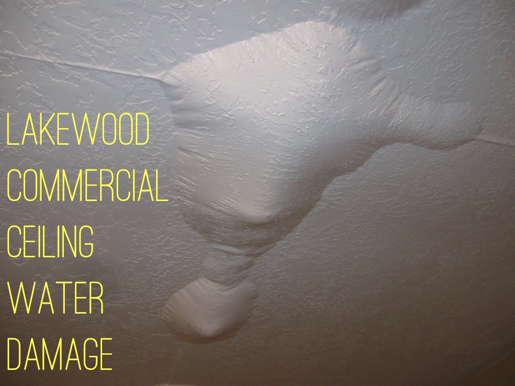 Lakewood Commercial Ceiling Water Damage