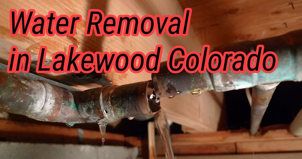 Water Removal in Lakewood Colorado