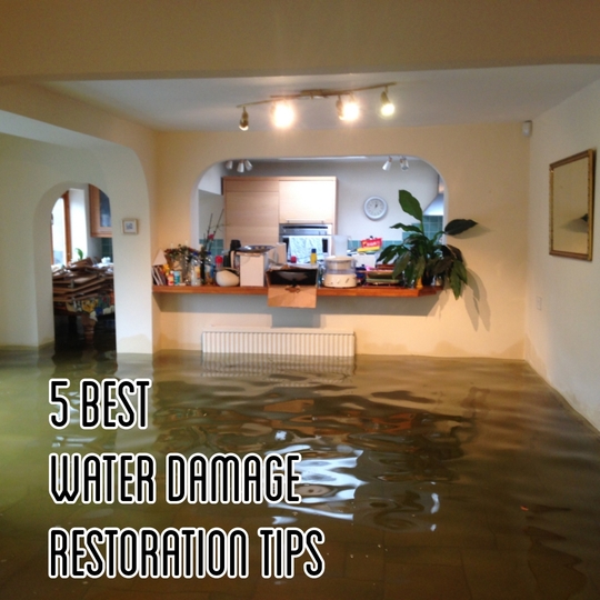 5 best water damage restoration tips